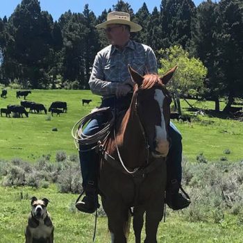 farmer on horseback